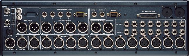 CS208 Rear Panel